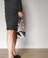 Patchwork Box Chain Shoulder Bag